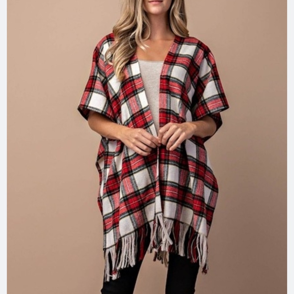 Plaid wrap